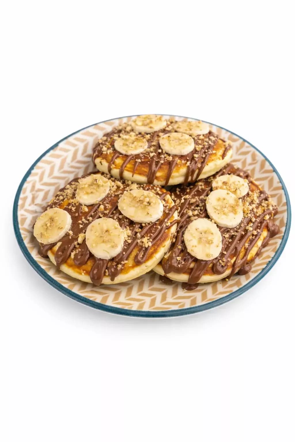 с нутеллой и бананом