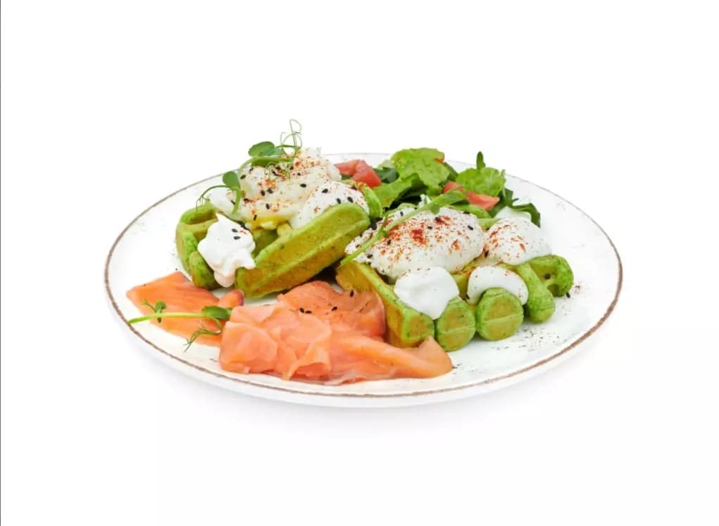 со шпинатом и сёмгой